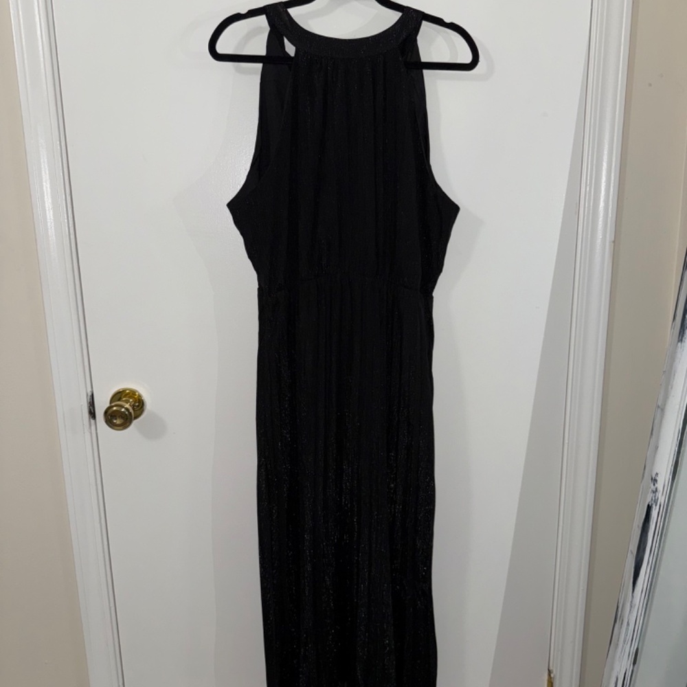 Black Halter Top Dress